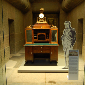 Napoleons Schreibtisch in der Krypta des Völkerschlachtdenkmals