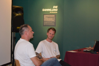 Torsten Schubert und Dirk Pohlmann in der Gesprächsrunde zum Film „This Ain’t California“